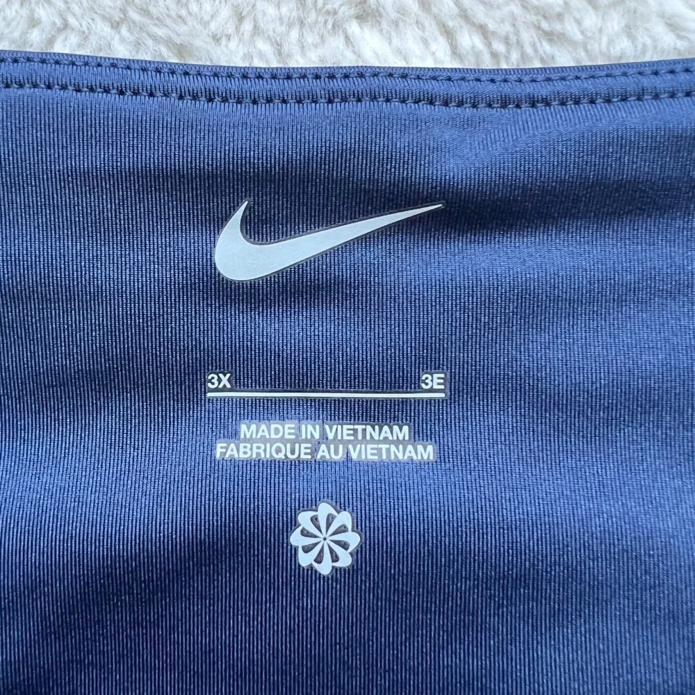 Nike Swim Womens Midnight Navy High Waist Bikini Bottom Size 3X NESSA276-440 New
